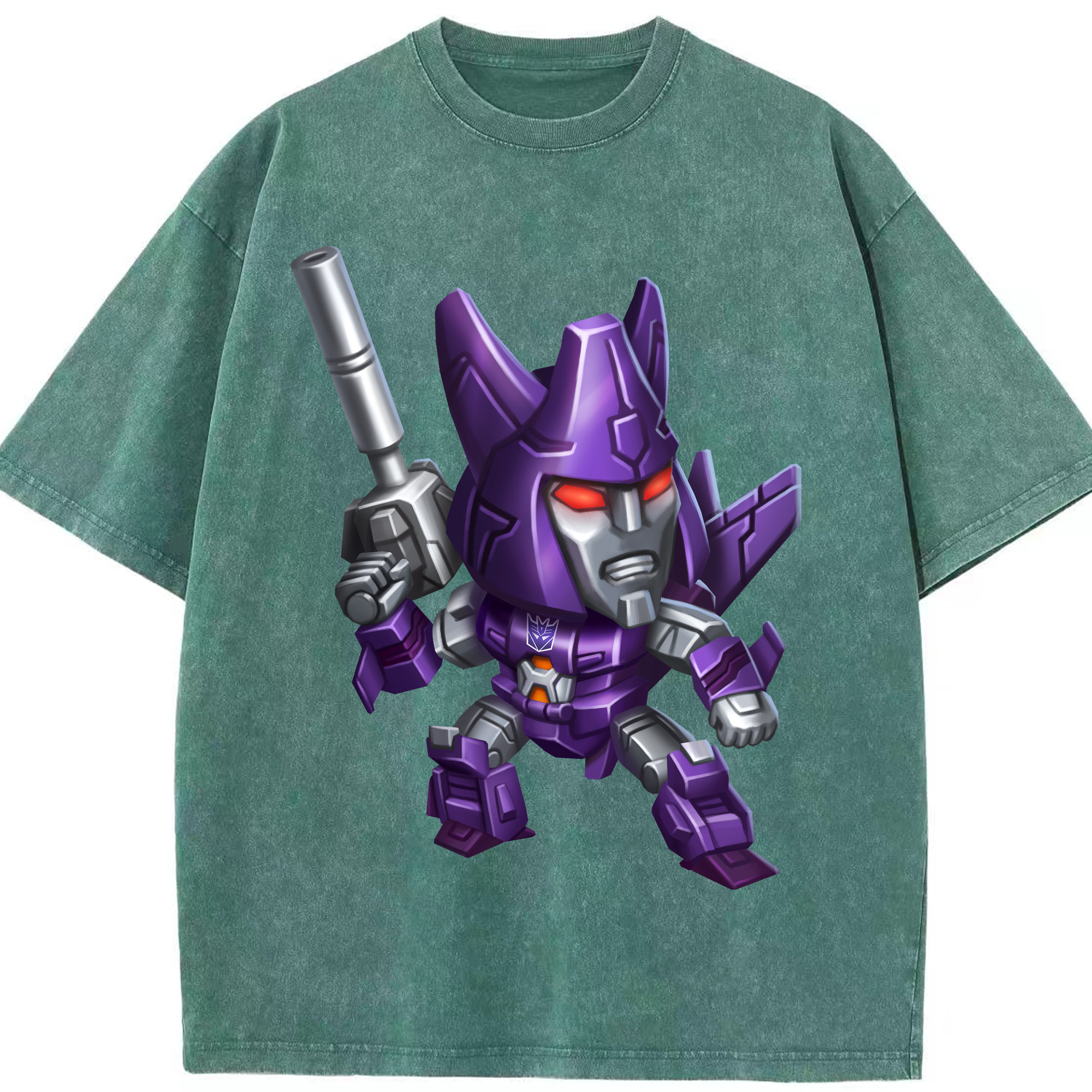 （画像用）  綿100% ヴィンテージ風 半袖Tシャツ（フロントプリント）